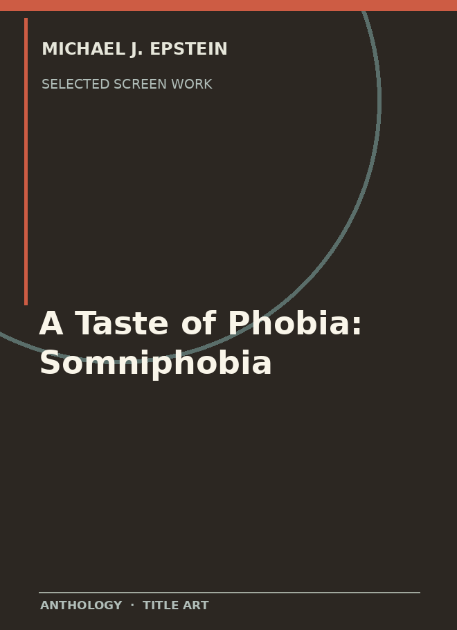 A Taste of Phobia: Somniphobia artwork or production image
