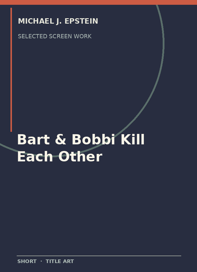 Bart & Bobbi Kill Each Other artwork or production image